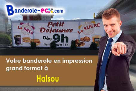 Création gratuite de votre banderole publicitaire à Halsou (Pyrénées-Atlantiques/64480)