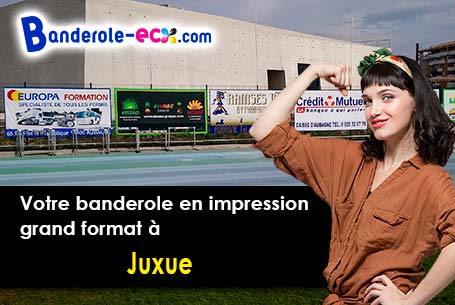 Création gratuite de votre banderole publicitaire à Juxue (Pyrénées-Atlantiques/64120)