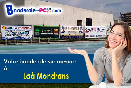 Création inclus pour votre banderole pas cher à Laà-Mondrans (Pyrénées-Atlantiques/64300)