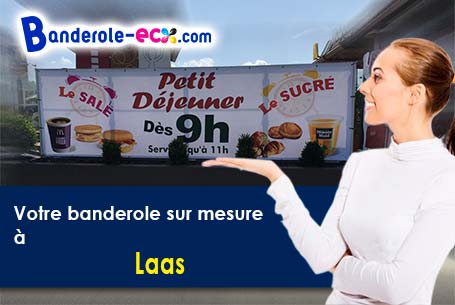 Création inclus pour votre banderole pas cher à Laas (Pyrénées-Atlantiques/64390)