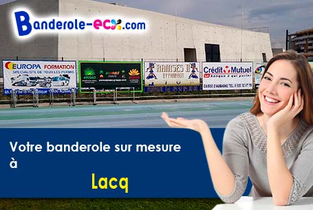 Création gratuite de votre banderole publicitaire à Lacq (Pyrénées-Atlantiques/64170)