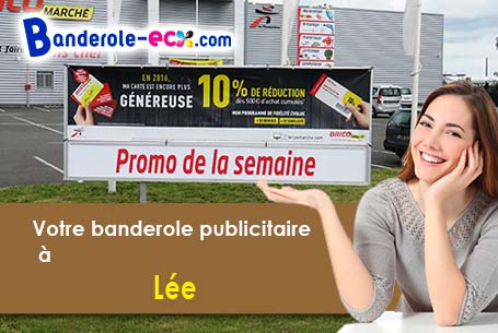 Création gratuite de votre banderole publicitaire à Lée (Pyrénées-Atlantiques/64320)
