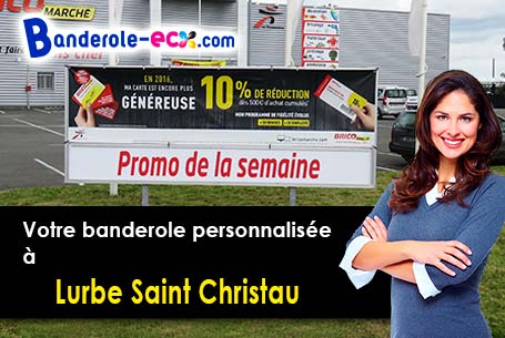 Création gratuite de votre banderole publicitaire à Lurbe-Saint-Christau (Pyrénées-Atlantiques/64660