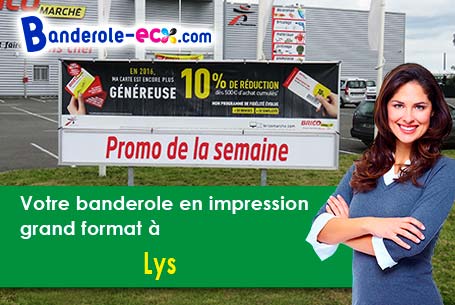 Création inclus pour votre banderole pas cher à Lys (Pyrénées-Atlantiques/64260)