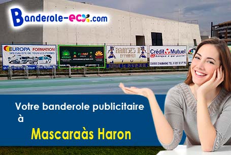 Impression grand format de banderole personnalisée à Mascaraàs-Haron (Pyrénées-Atlantiques/64330)