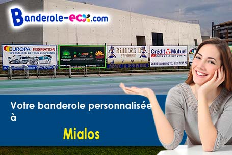 Création gratuite de votre banderole publicitaire à Mialos (Pyrénées-Atlantiques/64410)