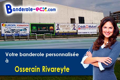 Création inclus pour votre banderole pas cher à Osserain-Rivareyte (Pyrénées-Atlantiques/64390)