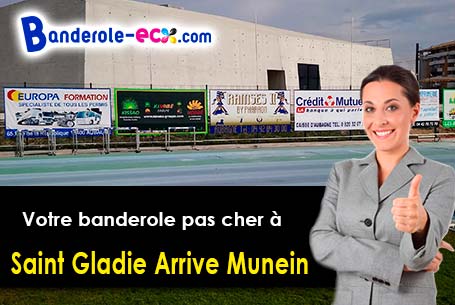 Création gratuite de votre banderole publicitaire à Saint-Gladie-Arrive-Munein (Pyrénées-Atlantiques