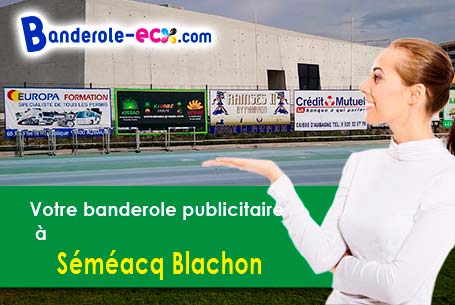 Impression grand format de banderole personnalisée à Séméacq-Blachon (Pyrénées-Atlantiques/64350)
