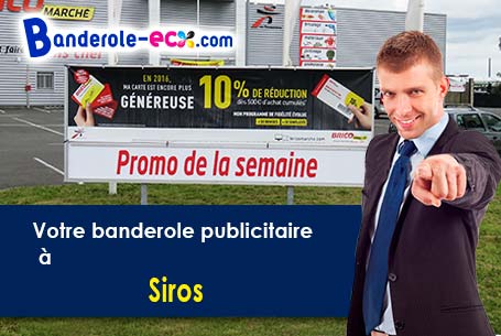 Création gratuite de votre banderole publicitaire à Siros (Pyrénées-Atlantiques/64230)