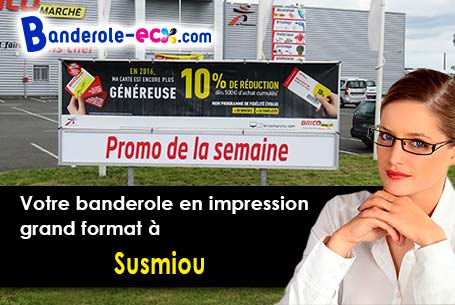 Impression grand format de banderole personnalisée à Susmiou (Pyrénées-Atlantiques/64190)