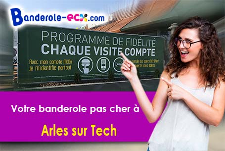 Création gratuite de votre banderole publicitaire à Arles-sur-Tech (Pyrénées-Orientales/66150)