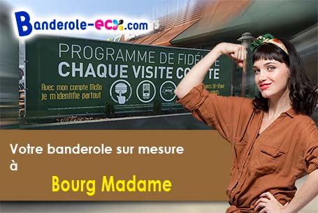 Création gratuite de votre banderole publicitaire à Bourg-Madame (Pyrénées-Orientales/66760)