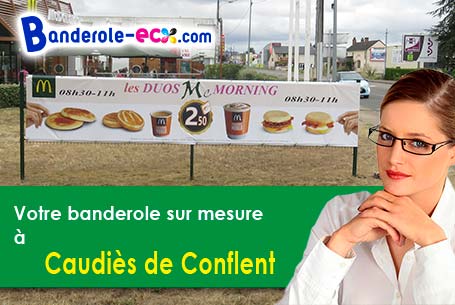 Création gratuite de votre banderole publicitaire à Caudiès-de-Conflent (Pyrénées-Orientales/66360)