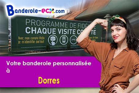 Création inclus pour votre banderole pas cher à Dorres (Pyrénées-Orientales/66760)