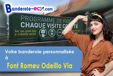 Création inclus pour votre banderole pas cher à Font-Romeu-Odeillo-Via (Pyrénées-Orientales/66120)