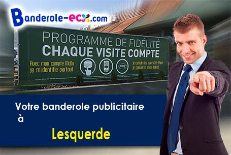 Création gratuite de votre banderole publicitaire à Lesquerde (Pyrénées-Orientales/66220)