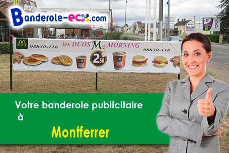 Création inclus pour votre banderole pas cher à Montferrer (Pyrénées-Orientales/66150)