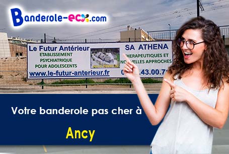 Réalisation sur mesure de votre banderole pas cher à Ancy (Rhône/69490)