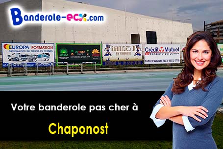 Fabrication sur mesure de votre banderole personnalisée à Chaponost (Rhône/69630)