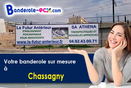 Réalisation sur mesure de votre banderole personnalisée à Chassagny (Rhône/69700)