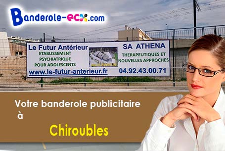 Réalisation sur mesure de votre banderole personnalisée à Chiroubles (Rhône/69115)