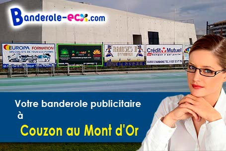 Réalisation sur mesure de votre banderole personnalisée à Couzon-au-Mont-d'Or (Rhône/69270)