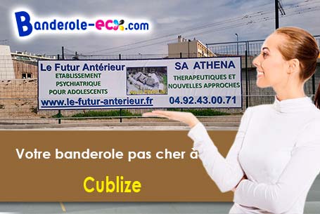 Fabrication sur mesure de votre banderole pas cher à Cublize (Rhône/69550)