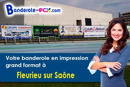 Réalisation sur mesure de votre banderole publicitaire à Fleurieu-sur-Saône (Rhône/69250)