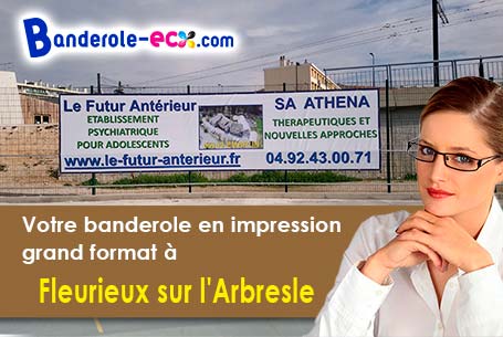 Réalisation sur mesure de votre banderole pas cher à Fleurieux-sur-l'Arbresle (Rhône/69210)