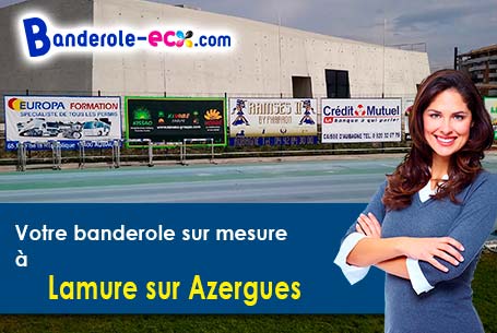 Fabrication sur mesure de votre banderole publicitaire à Lamure-sur-Azergues (Rhône/69870)