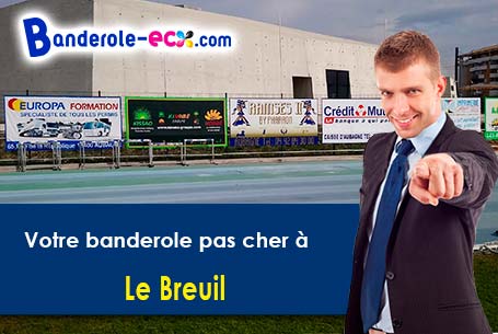 Réalisation sur mesure de votre banderole publicitaire à Le Breuil (Rhône/69620)