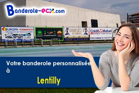Réalisation sur mesure de votre banderole personnalisée à Lentilly (Rhône/69210)