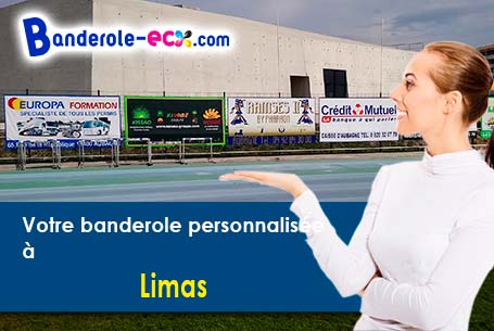 Fabrication sur mesure de votre banderole personnalisée à Limas (Rhône/69400)