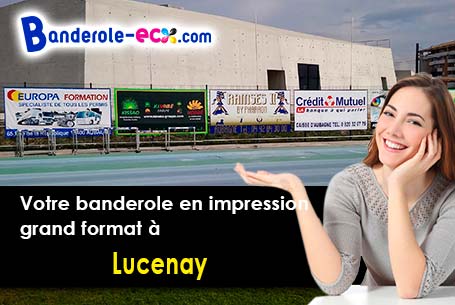 Fabrication sur mesure de votre banderole personnalisée à Lucenay (Rhône/69480)