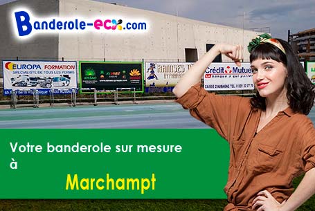 Fabrication sur mesure de votre banderole publicitaire à Marchampt (Rhône/69430)