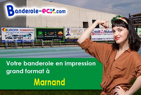 Réalisation sur mesure de votre banderole publicitaire à Marnand (Rhône/69240)