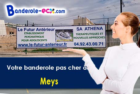 Fabrication sur mesure de votre banderole personnalisée à Meys (Rhône/69610)