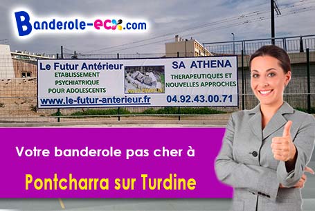 Réalisation sur mesure de votre banderole pas cher à Pontcharra-sur-Turdine (Rhône/69490)