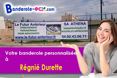 Réalisation sur mesure de votre banderole personnalisée à Régnié-Durette (Rhône/69430)