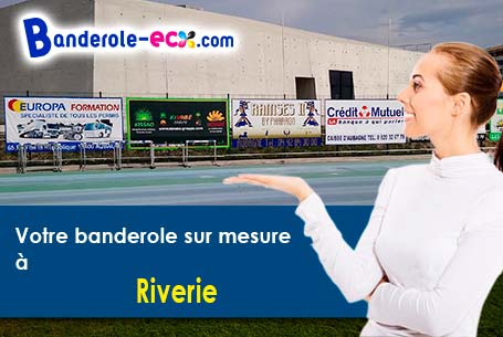 Fabrication sur mesure de votre banderole publicitaire à Riverie (Rhône/69440)