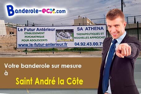 Réalisation sur mesure de votre banderole publicitaire à Saint-André-la-Côte (Rhône/69440)