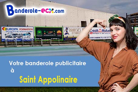 Réalisation sur mesure de votre banderole publicitaire à Saint-Appolinaire (Rhône/69170)
