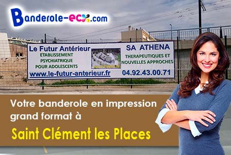 Réalisation sur mesure de votre banderole publicitaire à Saint-Clément-les-Places (Rhône/69930)
