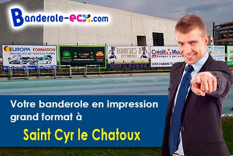 Fabrication sur mesure de votre banderole publicitaire à Saint-Cyr-le-Chatoux (Rhône/69870)