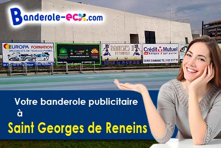 Fabrication sur mesure de votre banderole pas cher à Saint-Georges-de-Reneins (Rhône/69830)