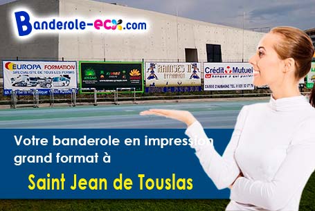 Réalisation sur mesure de votre banderole publicitaire à Saint-Jean-de-Touslas (Rhône/69700)