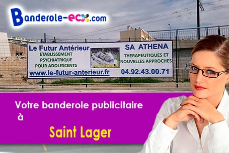 Réalisation sur mesure de votre banderole pas cher à Saint-Lager (Rhône/69220)