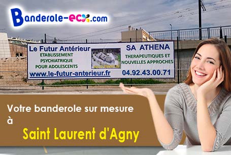 Réalisation sur mesure de votre banderole pas cher à Saint-Laurent-d'Agny (Rhône/69440)