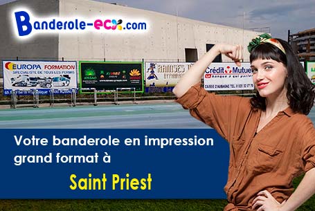 Réalisation sur mesure de votre banderole pas cher à Saint-Priest (Rhône/69800)